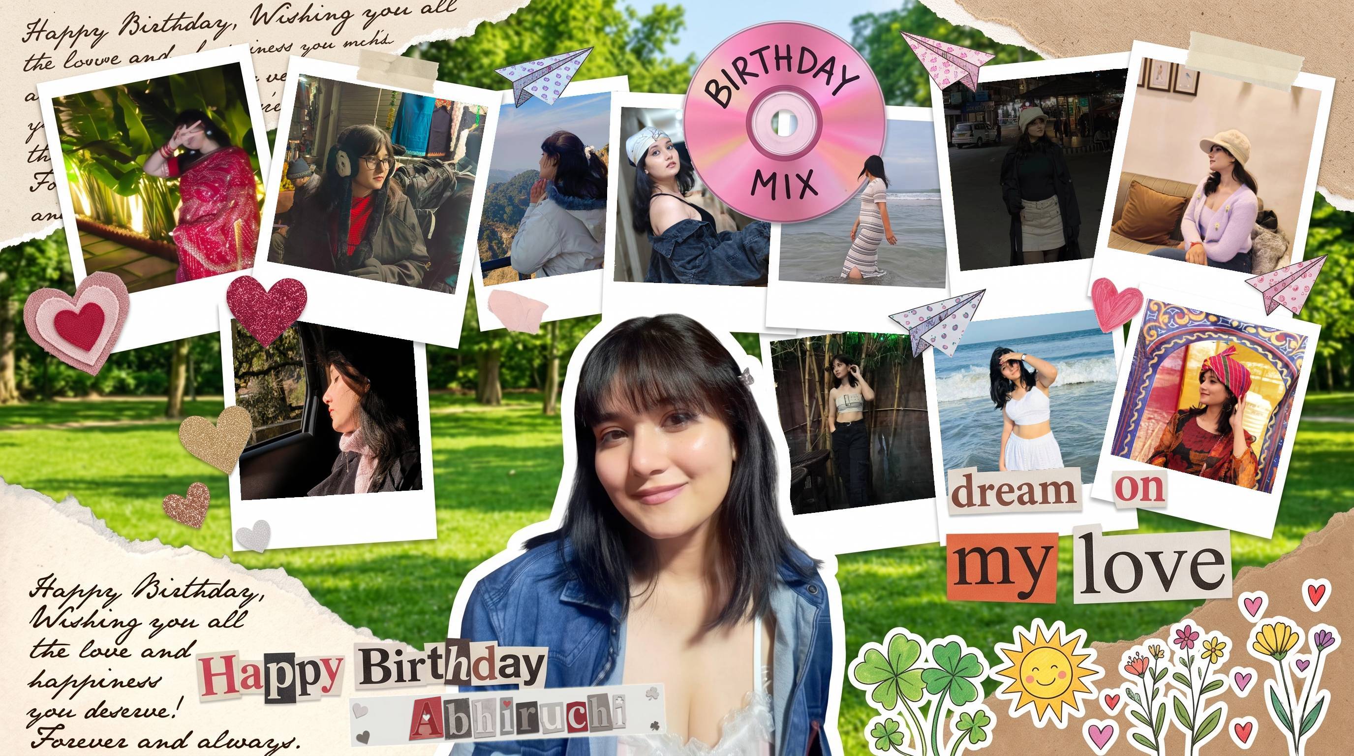 Abhiruchi's Birthday Collage